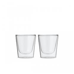 SET X2 VASOS DELUXE DOBLE VIDRIO FC