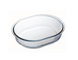 MOLDE TARTA OVAL 25 CM LUMINARC VIDRIO HORNO