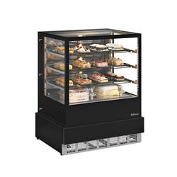 HELADERA VITRINA TORTAS LACTEOS Y BEBIDAS 1258X785X1000 MM GELOPAR GGER100PR